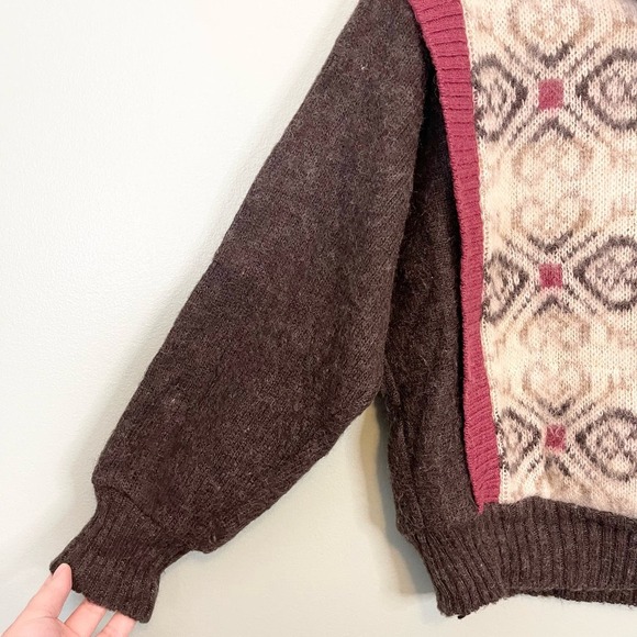 Vintage Alafoss Women's Icewool Iceland Knit Turtle Neck Pullover Sweater Medium - Picture 4 of 9